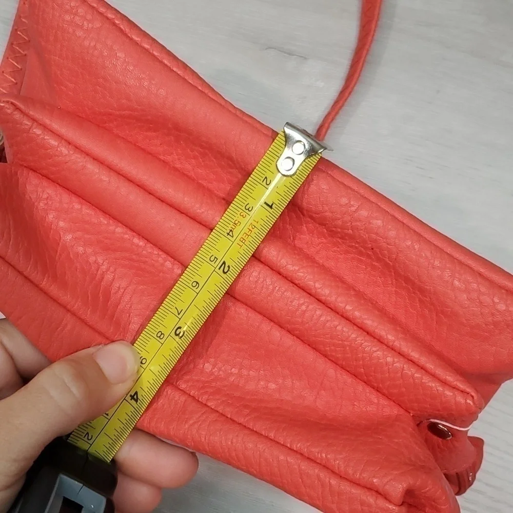 Michael Michael Red Womens Crossbody mini  Leather Bag Purse